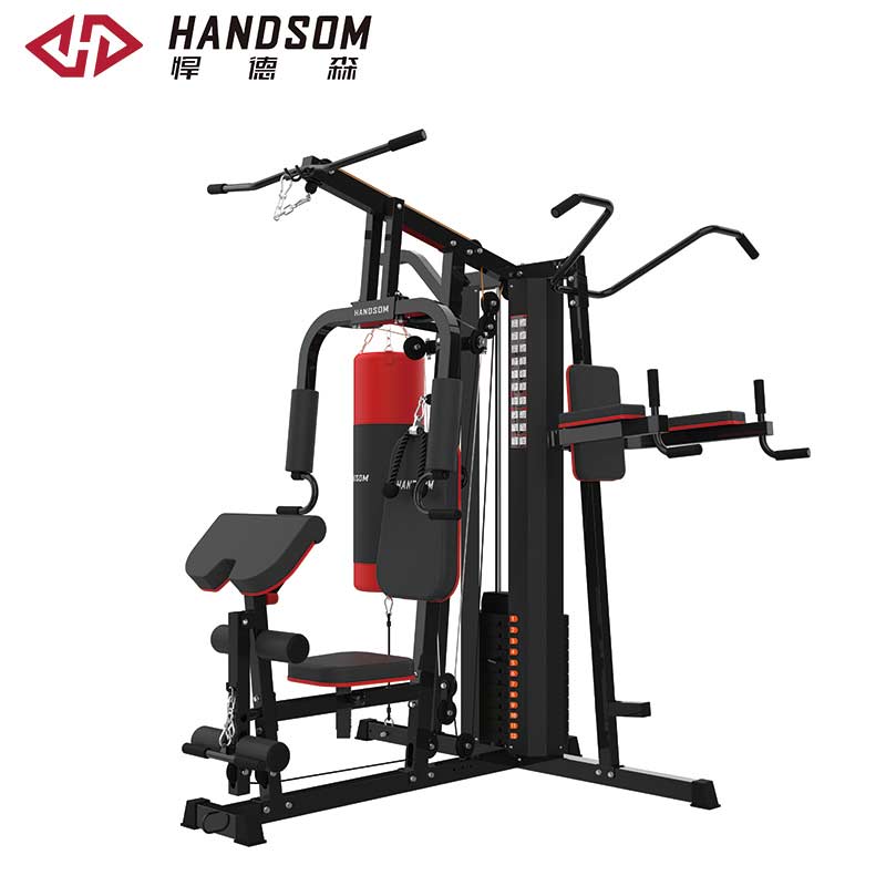 悍德森HS-6160 三人站沙包、單雙杠